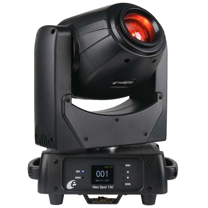 Moving head de iluminat, EVOLIGHTS NEO SPOT, 130W, LED