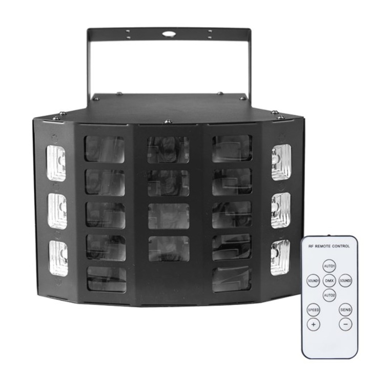 Echipament lumini Light4Me Turbo Derby 3in1 LED, multiefect