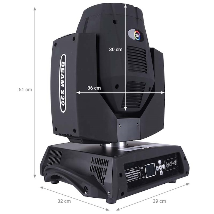 Moving head de iluminat LIGHT4ME, 7R, 230W
