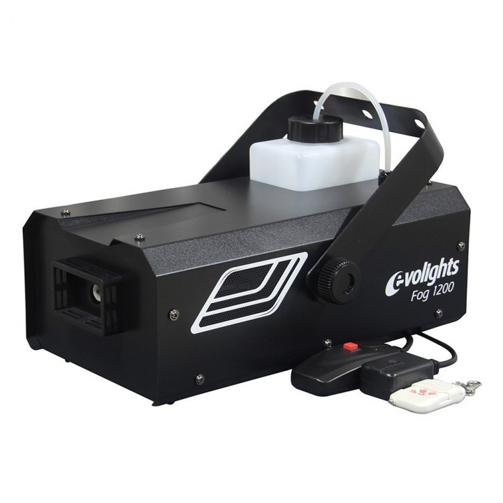 Aparat de fum EVOLIGHTS FOG 1200, cu pilot, 1200W