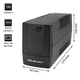 Sursa de alimentare UPS Qoltec Monolith 1000VA 600W negru 14x9.2x27.5cm