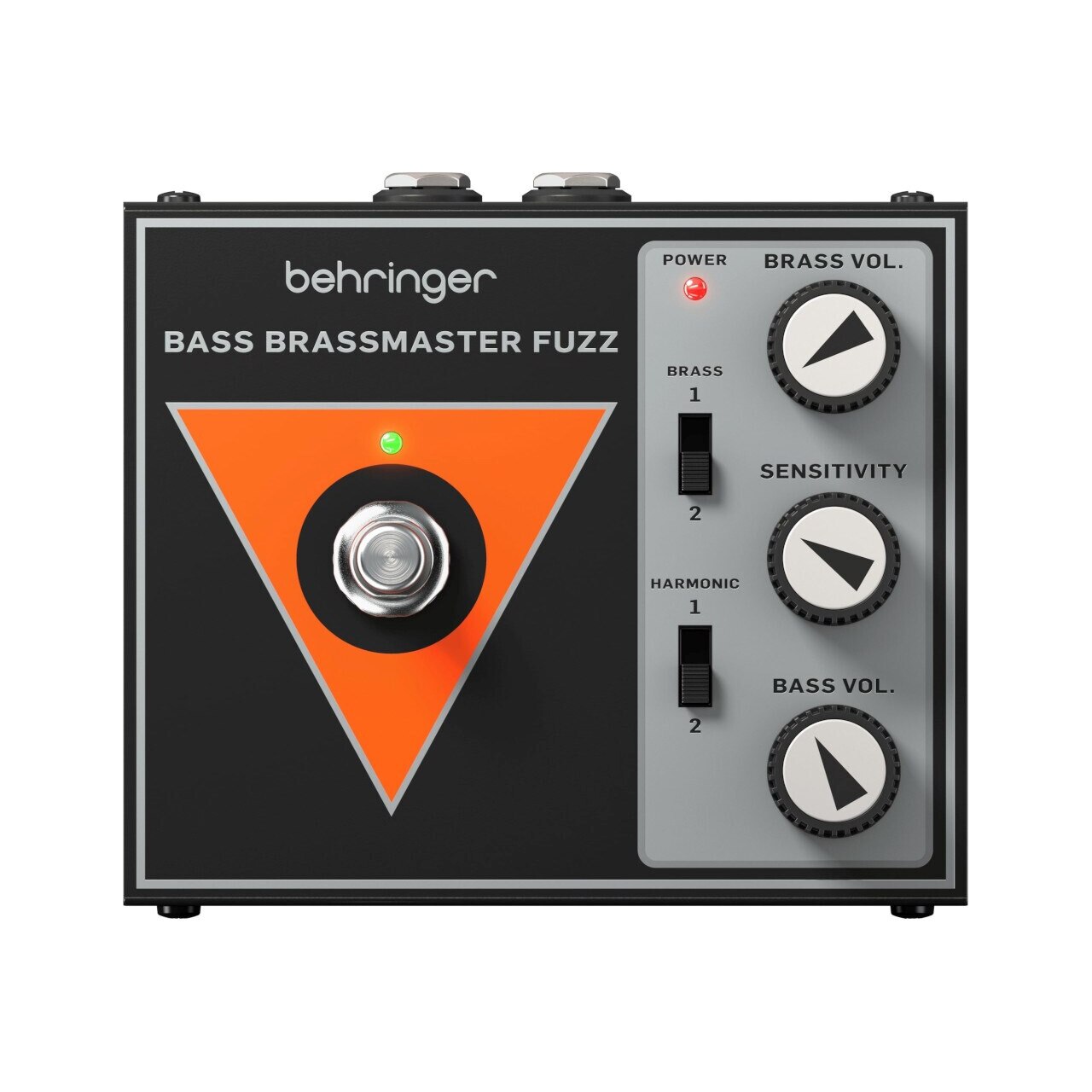 ベース brass master Efect bas Behringer BASS BRASSMASTER FUZZ negru gri portocaliu