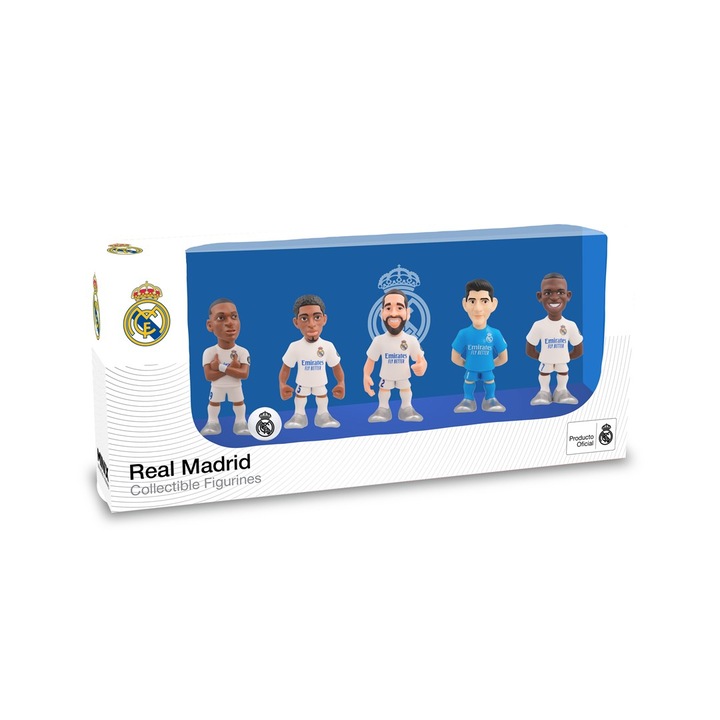 Комплект от 5 фигурки Minix, 7 см, Real Madrid