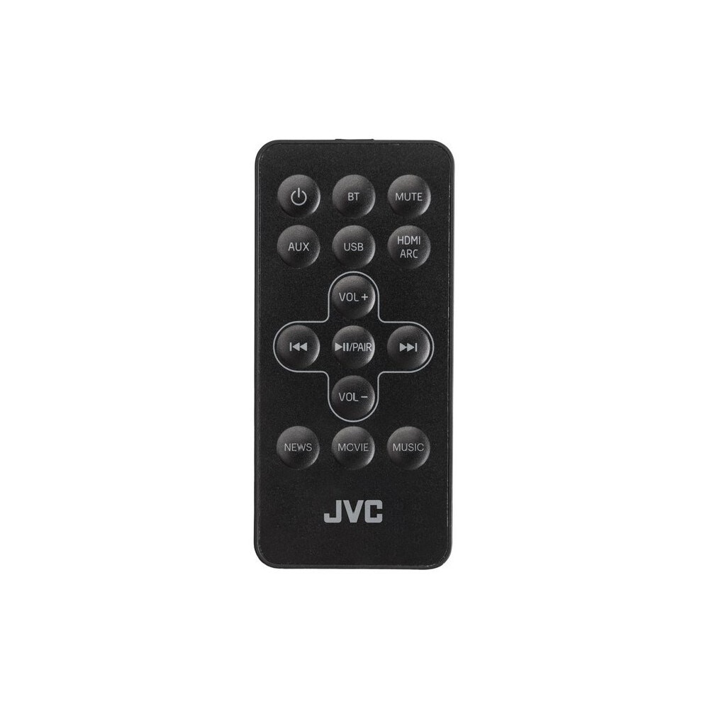 Soundbar JVC TH-E324B, 2.0, 100 W, Dolby Audio, Bluetooth 5.3, HDMI ARC, USB, AUX-IN, intrare optica digitala, negru