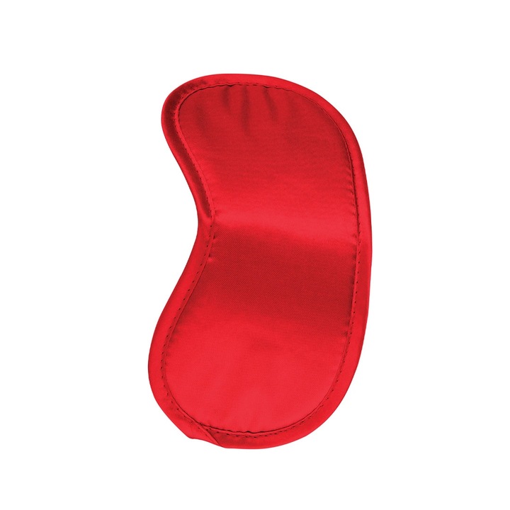 Masca de ochi Ouch! rosie, material moale, dimensiune universala