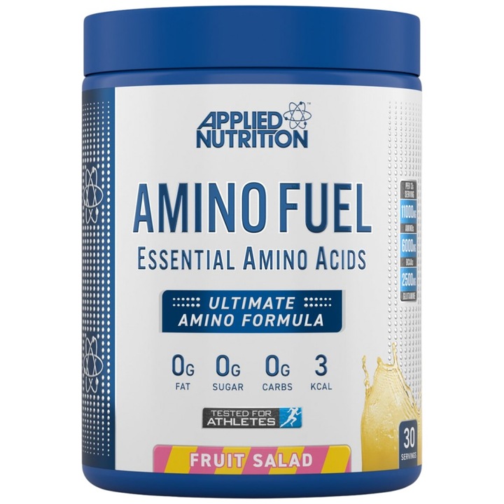 Applied Nutrition Amino Fuel Aminoacizi esentiali, Salata de fructe, 390 grame