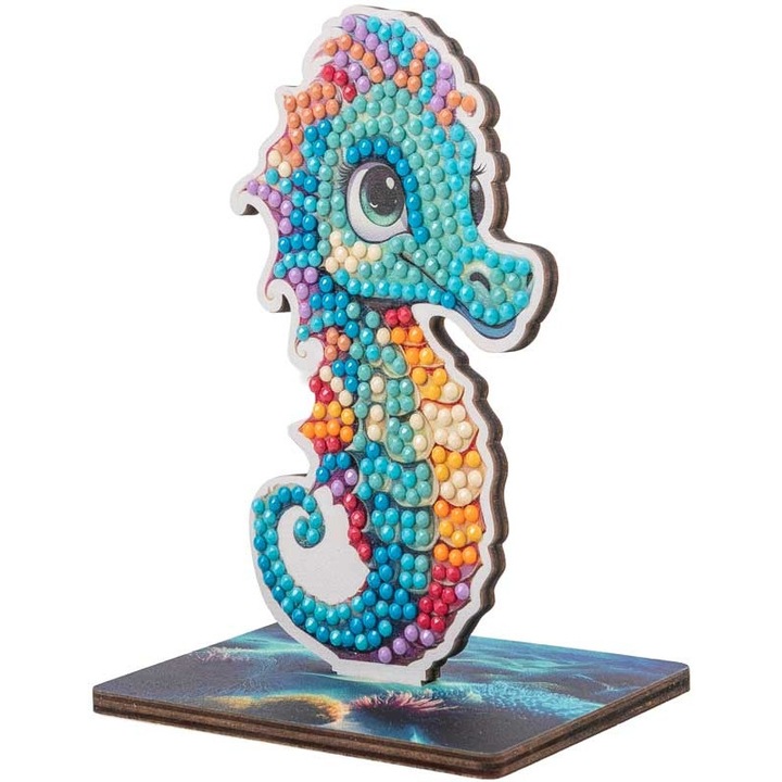 Комплект за диамантена бродерия, Craft Buddy, Crystal Art Buddies, Водно конче, 7 части