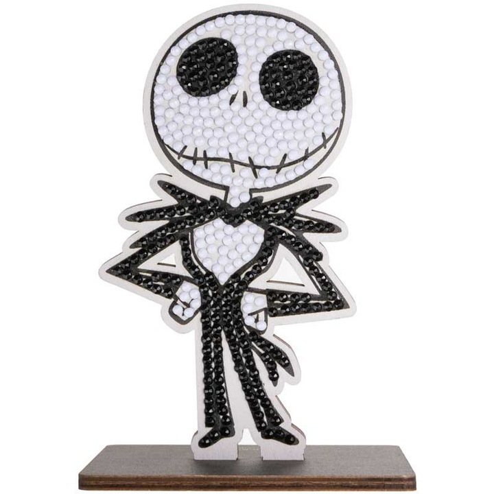 Комплект за диамантена бродерия, Craft Buddy, Crystal Art Buddies, Джак Скелингтън, 7 части