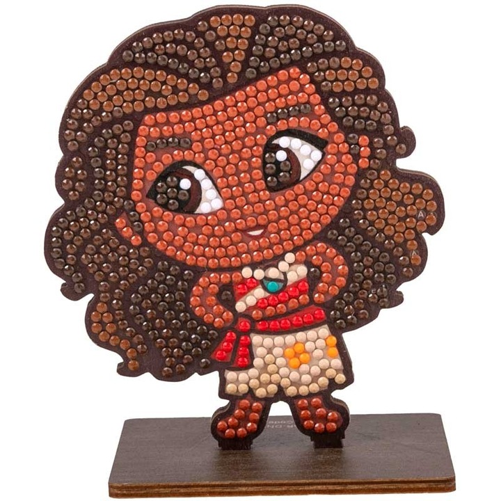 Комплект за диамантена бродерия, Craft Buddy, Crystal Art Buddies, Моана, 7 части
