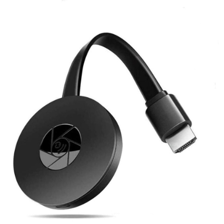 Adaptor HDMI Wireless, MiraScreen, 1080P, compatibil Android/iOS, cu cablu USB, negru