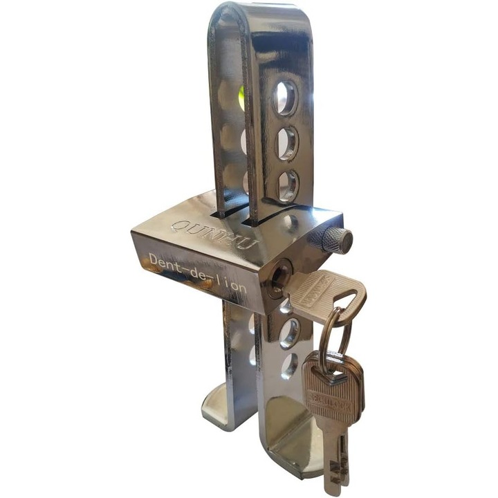 Противокрадна ключалка за педали на автомобилни спирачки и съединители, стомана, регулируема, 1.4 см, 8 отвора