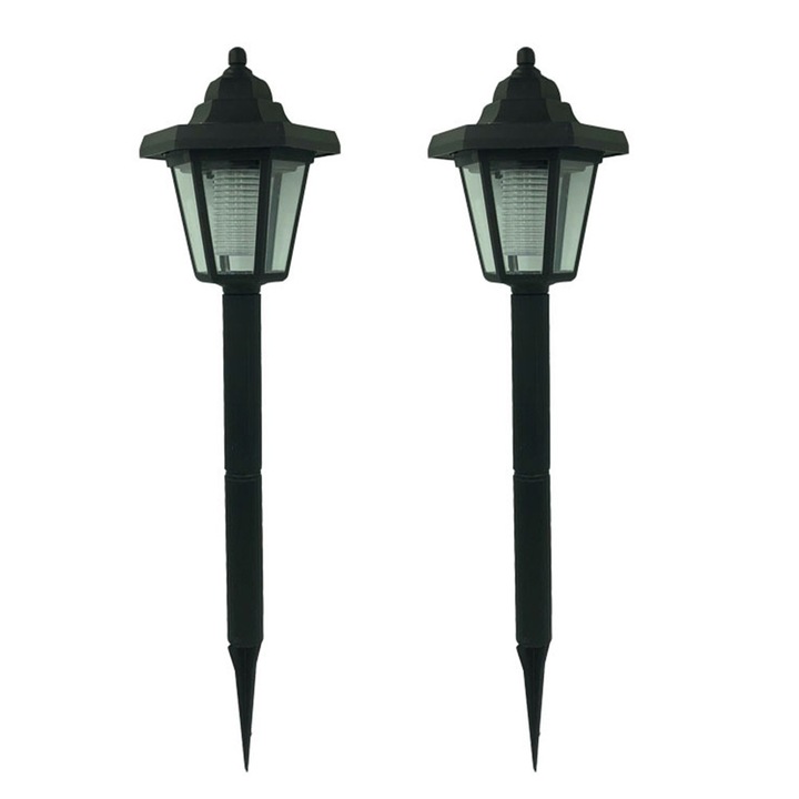 Lampa de perete cu inductie LED solara, pentru gradina, decorare, peisaj hexagonal, reglabil, exterior, cu priza de lumina calda