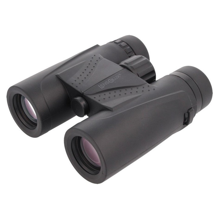 Binoclu, Lensolux, 8x32 WW BAK-4, Compacta, Carcasa cauciucata, Camp de vedere larg, Optica de inalta calitate, Strat antireflex, Negru