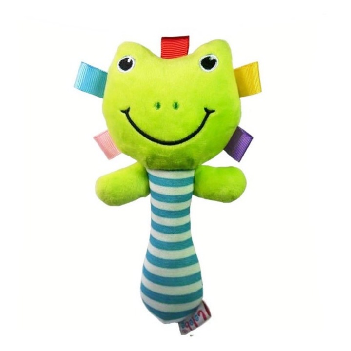 Többfunkciós csörgőjáték babáknak, ergonomikus kialakítás, továbbfejlesztett hangok, 0-3 éves korig