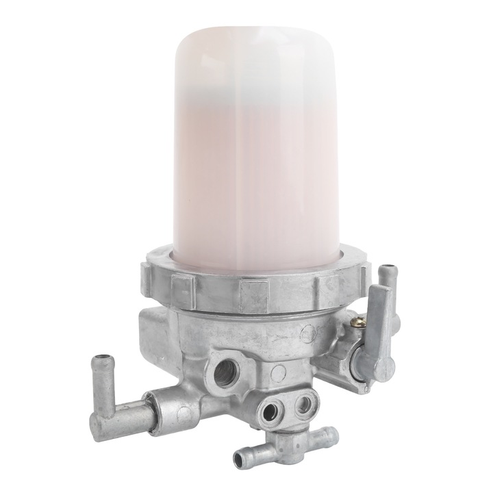 Filtru separator apa combustibil 129100-55621, aluminiu, 15.5x10.5x10cm, argintiu, set 1 buc
