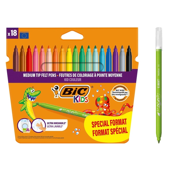 Set Carioci Lavabile BIC - 14+4buc