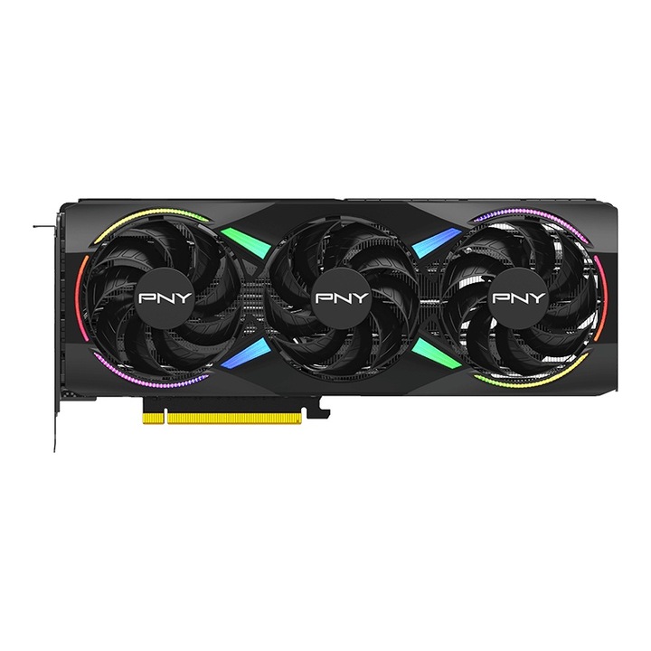 PNY GEFORCE RTX 5070 ARGB OC TRIPLE FAN 12GB GDDR7 192 bites videókártya, PCIE 5.0 x16, 1x HDMI 3x DP
