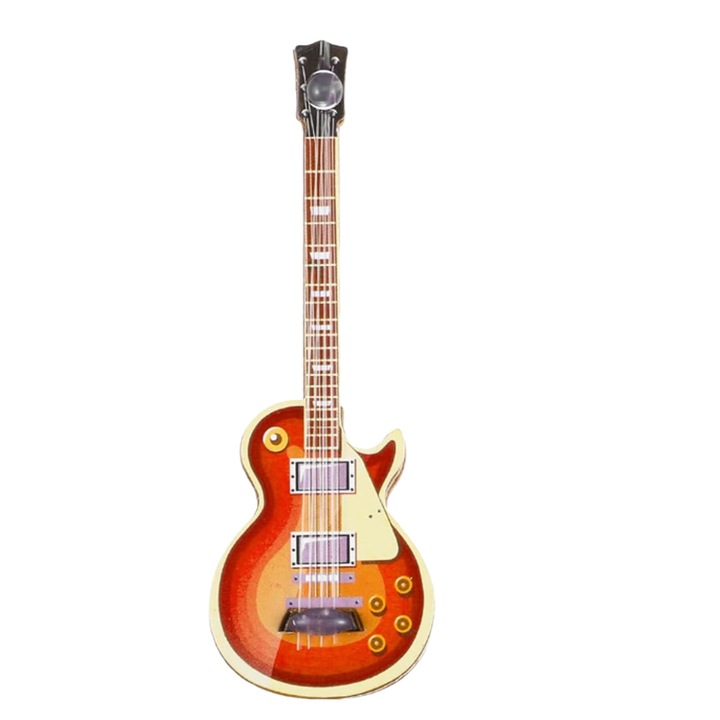 Babaház babaház klasszikus gitár népszerű elektromos gitár OB11 mini bútor fényképezési modell hangszer