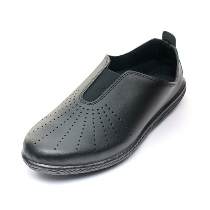 Pantofi din piele Tellus 72-06, Negru