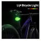 Lumina Stop Bicicleta in Forma de Buza, USB Reincarcabila, Rezistenta la Apa si Vizibilitate de 180°, Verde
