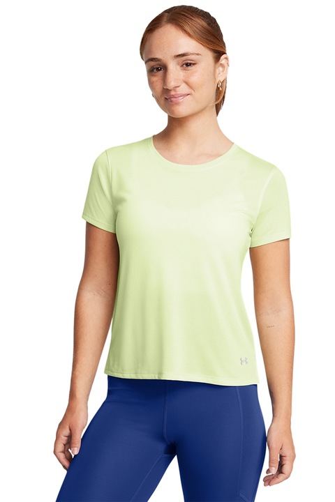 Under Armour, Tricou pentru alergare Launch, Verde deschis