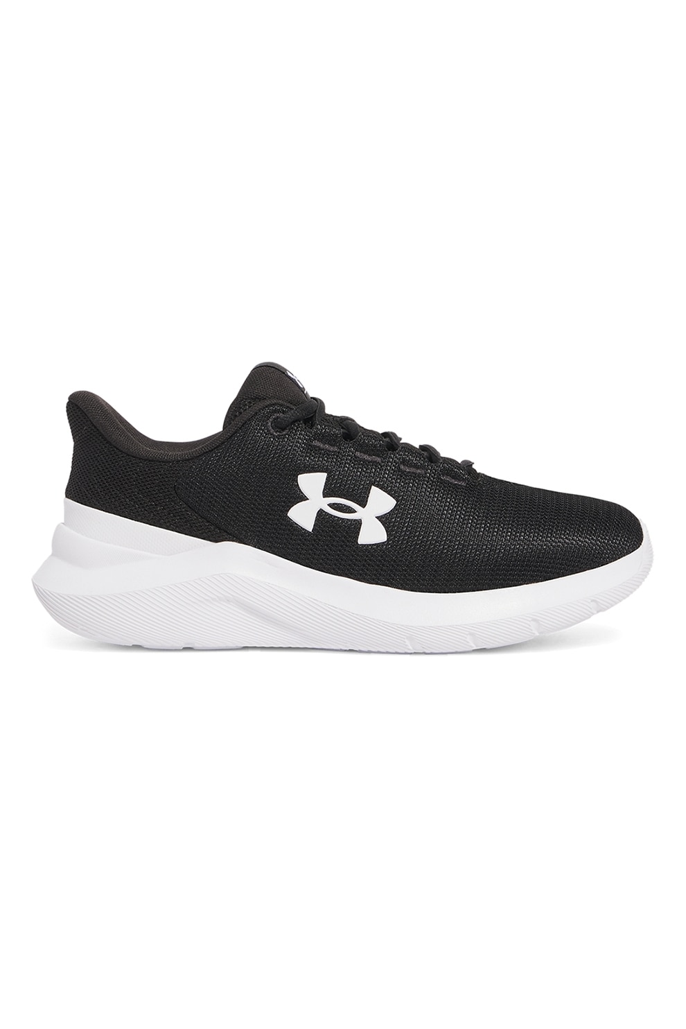 Under Armour, Pantofi Phade RN 3 de plasa pentru alergare, Alb, Negru stins, 7.5