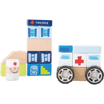 Cuburi de constructie Ambulanta Cuburi de constructie Ambulanta