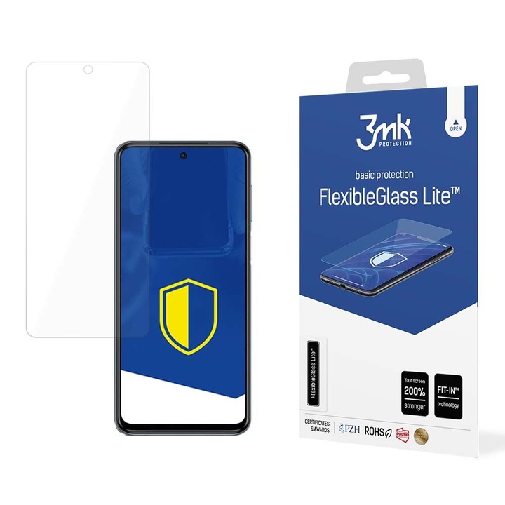 Folie de protectie ecran pentru Xiaomi Redmi Note 9 Pro Max, 3MK, Sticla, Transparent
