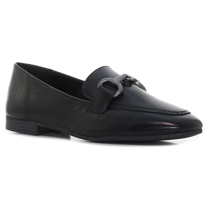 Tamaris fekete női bebújós cipő Méret:, Fekete, 41