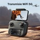 Drona cu Telecomanda HS175, Camera 4K Ultra HD, Senzor CMOS Sony, WiFi 5G, GPS, Stabilizarea Electronica a Imaginii, Retur Automat, Tap-Fly, Autonomie 60 min, Pliabila, Aplicatie Telefon Mobil, Incarcare USB, 2 Baterii Incluse, Geanta de Transport, Negru