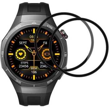 Set 2 protector de ecran pentru Huawei Watch GT 5/GT 5 PRO 46 mm, EleYak™, Huawei Watch GT 5/GT 5 Pro 46 mm [nu protector de sticla temperat] Pack de protectie de ecran de 3, HD Protector Screen Ultra Thin Film Soft Film Soft Film, transparenta