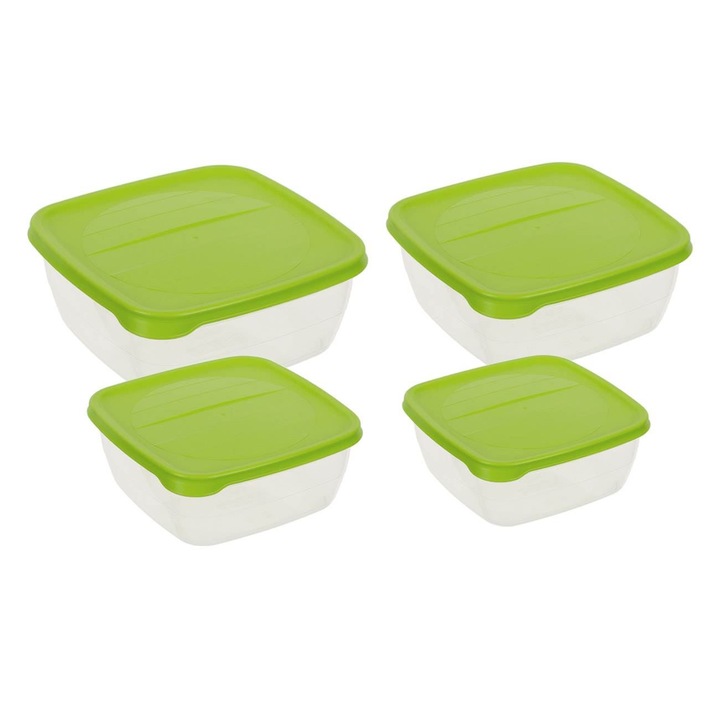 Комплект прозрачни гювечета (различни размери) - 4бр