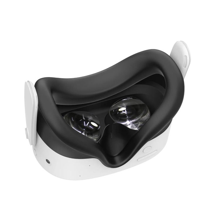 Szilikon arcvédő a Meta Quest 3S-hez, Fekete