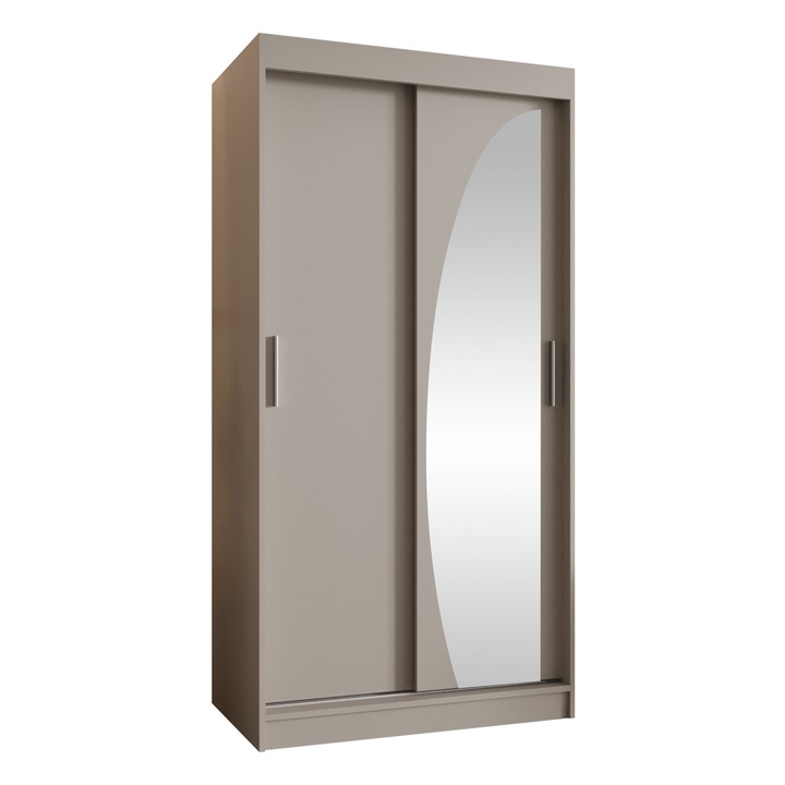 Dulap Grilion 100, MIRJAN 24, casmir, 62x100x200 cm