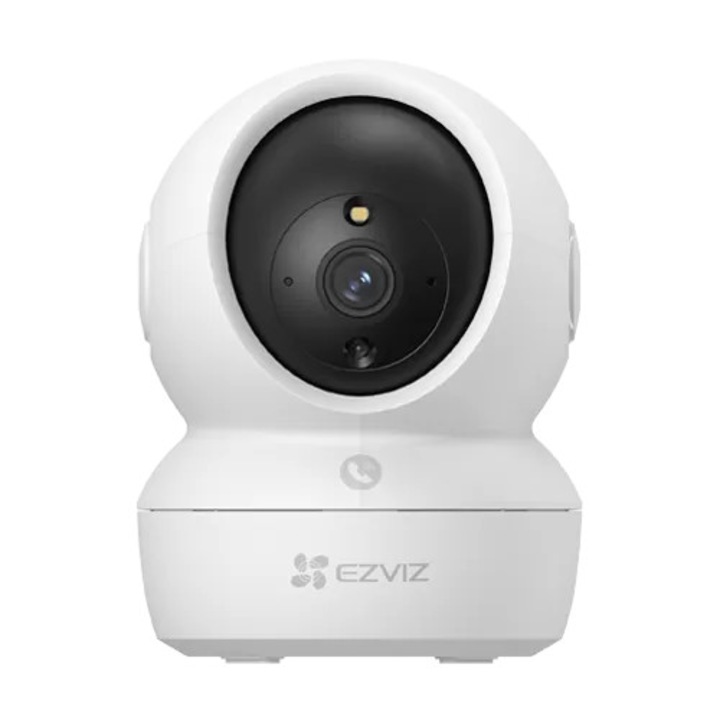 Camera IP Wi-Fi Pan&Tilt, Rezolutie 3K, Audio bidirectional, IR 10m, MicroSD card - EZVIZ CS-H6c-R105-1J5WF
