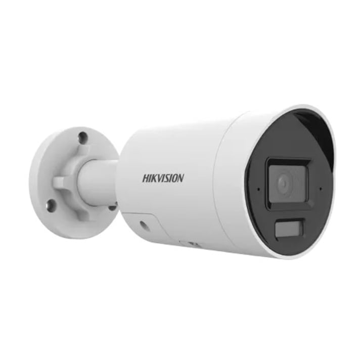 Camera de supraveghere IP Hikvision HiLook, Wi-Fi6, 4MP, 2.8mm, iluminare duala, audio bidirectional, slot microSD, rotire si inclinare din aplicatie, alarma sonora, IP54, IPC-F140-LIDF/W