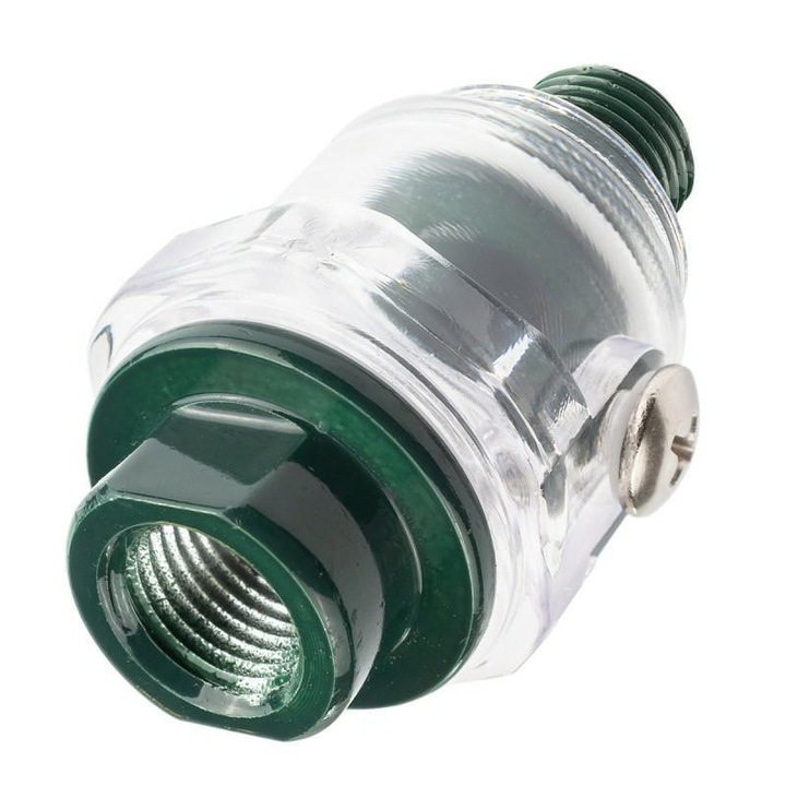 Zsírpisztoly, Forsage, Ezüst, 1/4" menet, Automatikus kenés, Átlátszó tartály, Tartós konstrukció, Ipari felhasználás