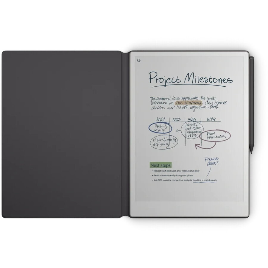 Husa cu tastatura reMarkable pentru reMarkable Paper Pro, Layout US, Negru