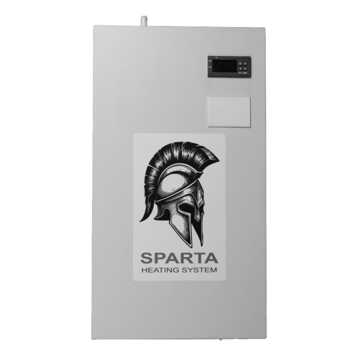 Sparta Hungary fali elektromos kazán, 8 kW, digitális kijelzővel, egyfázisú/háromfázisú kivitelben, Wi-Fi csatlakozással
