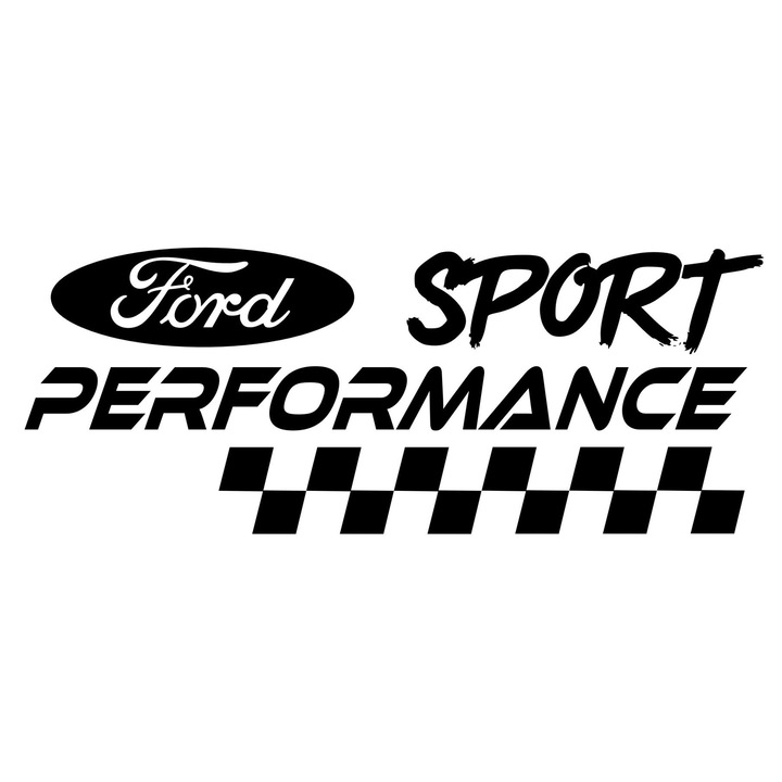 Autómatrica Ford Sport Performance 01, fekete, 25 cm