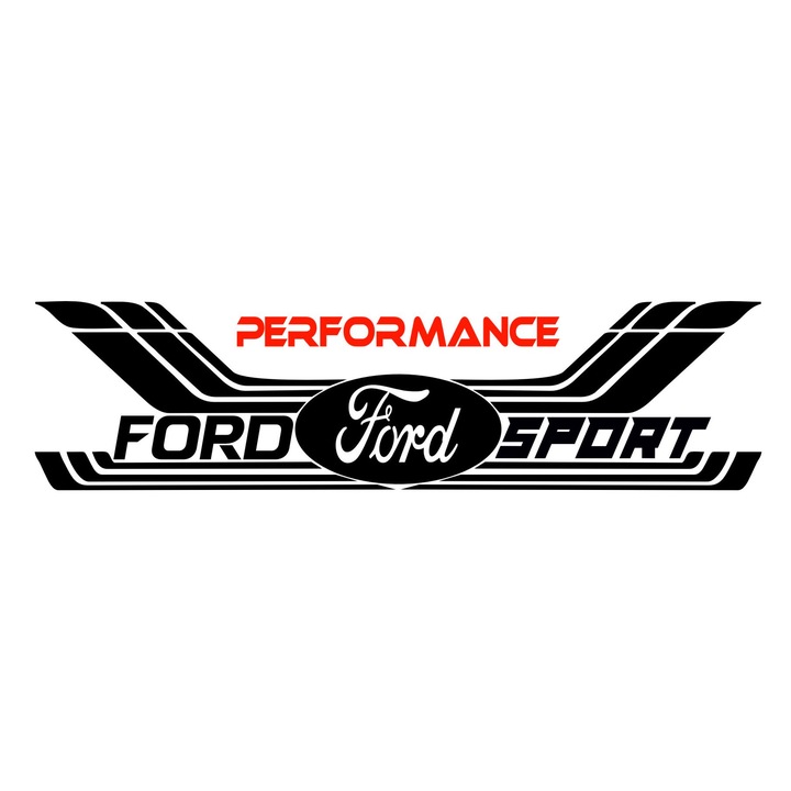 Autómatrica Ford Sport Performance 02, fekete, 35 cm