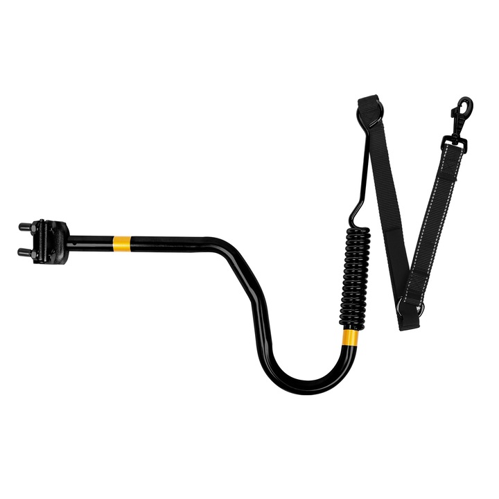 iPetba kerékpárpóráz, magasra szerelhető, ütéselnyelő, állítható, tartós anyag