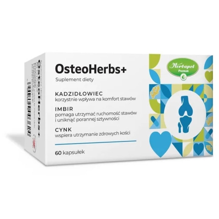 Supliment, Herbapol, Osteoherbs+, 60 capsule, pentru femei