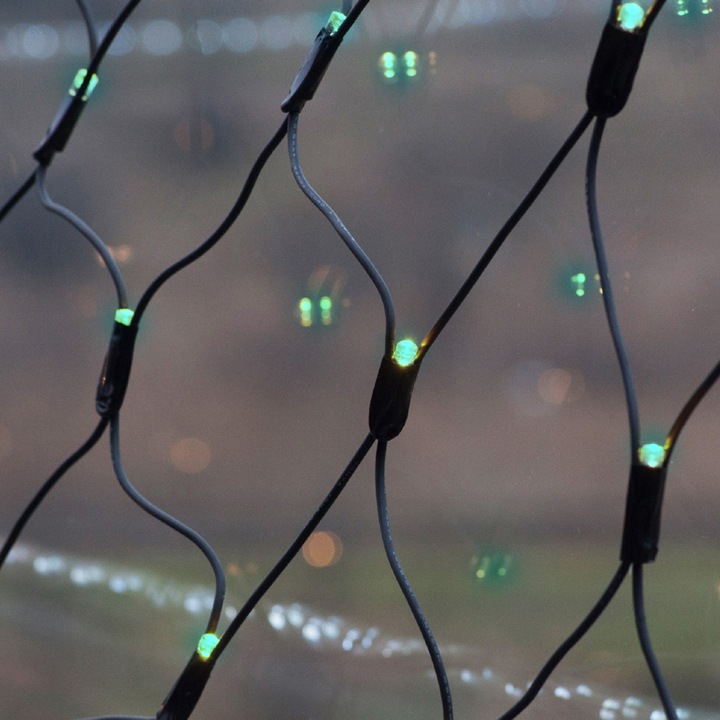 KONTAKT LED FÉNYHÁLÓ - 2 x 1 méter - HIDEG FEHÉR - 96 ÉGŐ