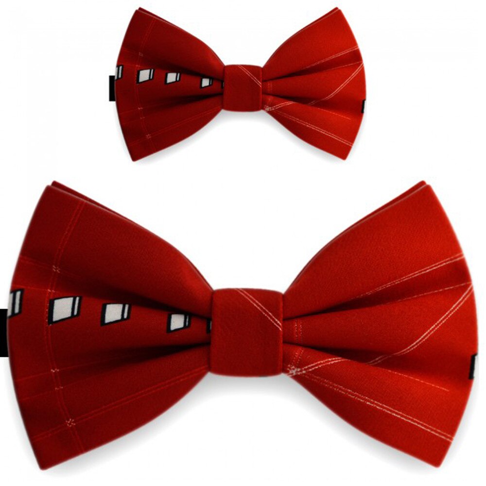 Papioane tata fiu, rosu, model geometric