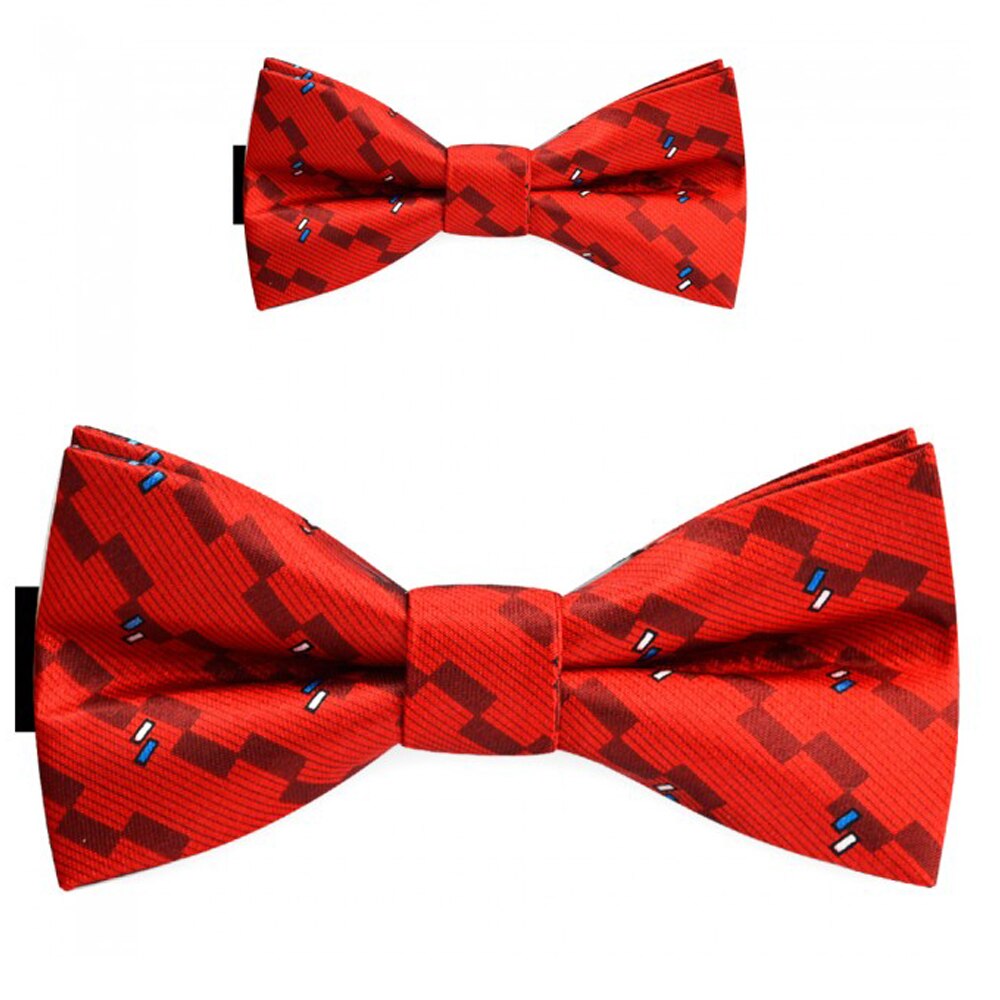 Papioane tata fiu, rosu, model stil domino