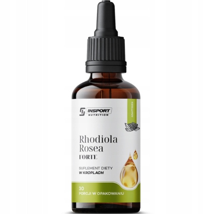 RHODIOLA ROSEA Tropfen 30ml – Gedächtnis & Konzentration – Rhodiola Extrakt 4:1 – INSPORT