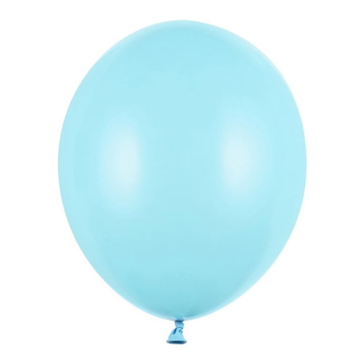 Baloane Rezistente (10 buc) 27 cm, Albastru Deschis Pastel