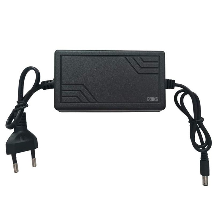 Sursa de Alimentare SIKS pentru Banda LED, Camere De Supraveghere Si Diverse Produse Electronice, Alimentator Priza AC 100-240V, DC 12V, Negru