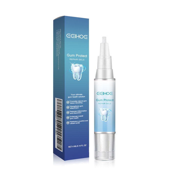 Pasta de dinti EELHOE, gel pentru protectia gingiilor, curatare profunda, 4 ml, 1,5 x 1,5 x 12,7 cm